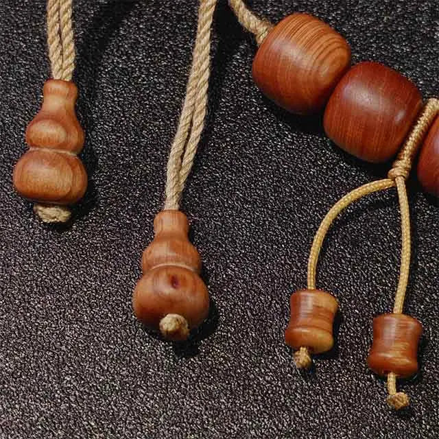 Aromatic Thuja and Black Persimmon wood meditation bracelet.    This handmade mala promotes mindfulness, peace, and positive energy in daily life.